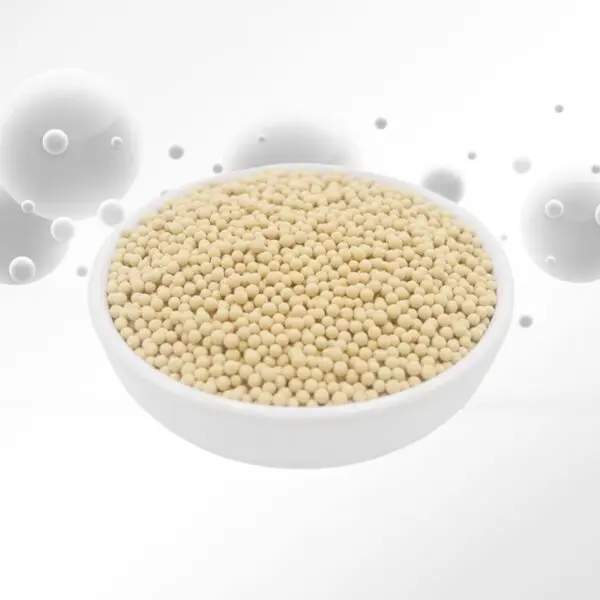 4A Molecular Sieve 1.6–2.5mm beads in a white container