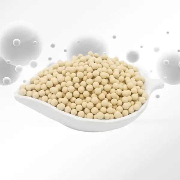 4A Molecular Sieve 3–5mm beads in a white container