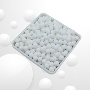 Activated alumina balls used for hydrogen peroxide production, featuring high porosity and large surface area