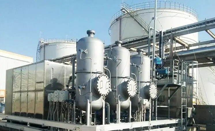 Tank area VOCs treatment system featuring condensation and adsorption technologies