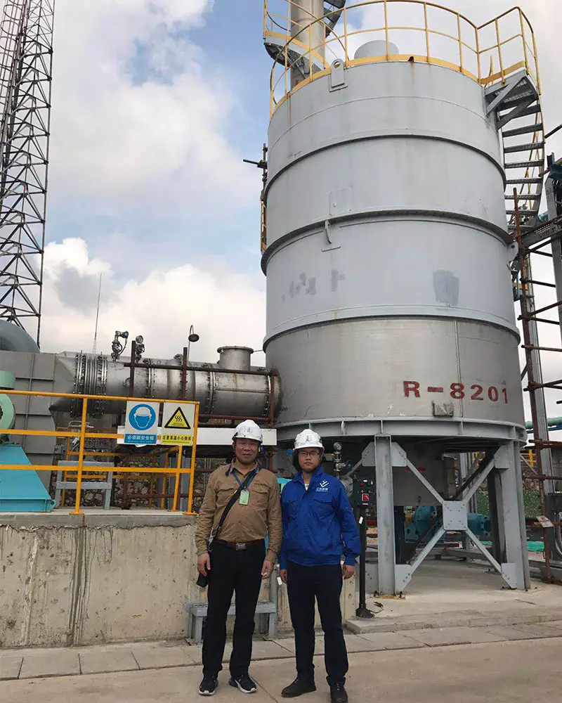 RV-RTO combustion furnace project at Maoming Petrochemical industrial site